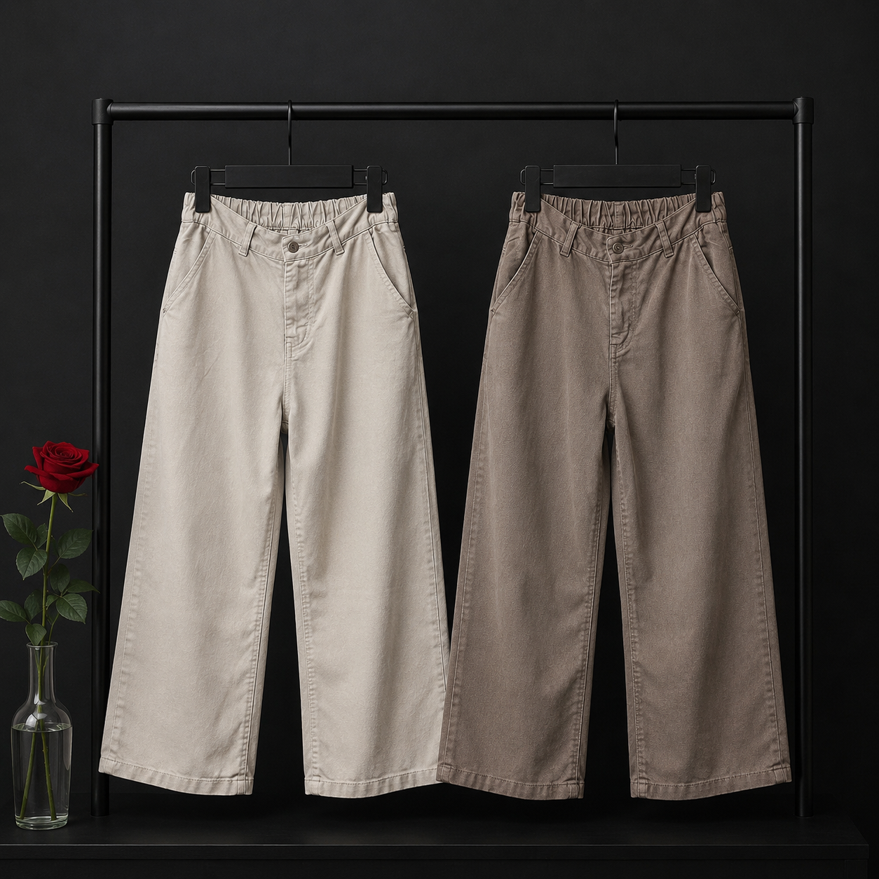 شلوار ریزشی نیم بگ